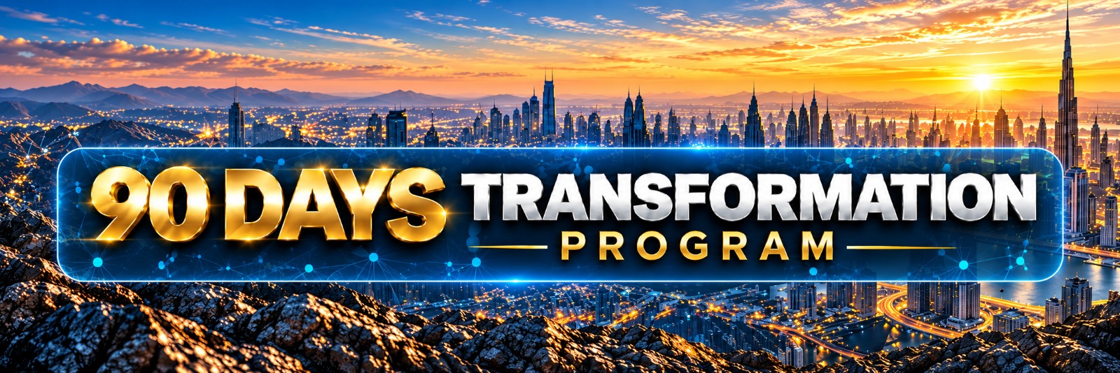 90 days transformation banner